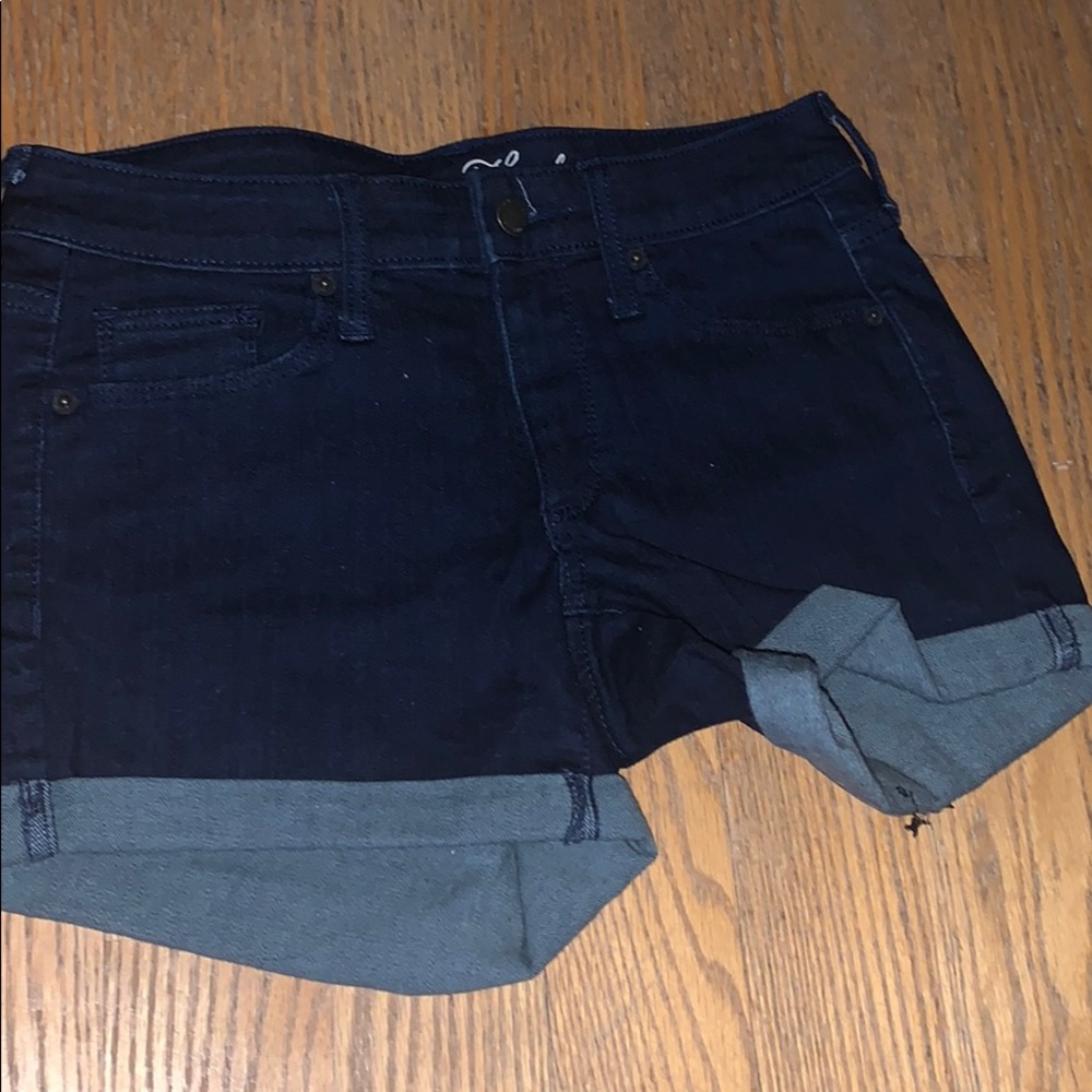 Denim shorts